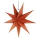 thumbnail image 4 of Estrellas de papel navideñas, estrellas plegables, estrellas decorativas para puertas y ventanas naranja, 4 of 5