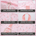 thumbnail image 4 of BUTIED Schoolbag Set Floral Prints Backpack Lightweight Textured Fabric Bookbag with Crossbody Lunch Bag Pencil Pouch,  Perfect for College & 6-15, 4 of 9