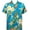 Blue, variant on Men's Hawaiian Shirt Short Sleeve Button Down Casual Beach Aloha Shirts