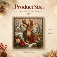thumbnail image 7 of 3D Christmas Fabric Poke Art Kit with frame,Handmade Fabric Poke Art Kit for Adults & Beginner, Vintage Holiday Handmade Decoration, Easy Relaxing DIY Craft, 7 of 7
