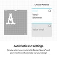 thumbnail image 5 of Cricut® Shimmer Vinyl – Permanent (4 ft), Silver, 5 of 8