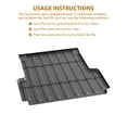 thumbnail image 2 of Mescukay Truck Bed Mat for 2007-2019 Chevy Silverado/GMCSierra 1500 2500 3500HD LD Limited 6.5 FT (6'6") Bed W/O TitanBox, All Weather TPE Heavy Duty Pickup Bed Liner Cargo Mats, 2 of 7