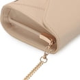 thumbnail image 4 of Bolso de mano DEXMAY para mujer, piel saffiano sintética, estilo nude, 4 of 7