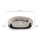 thumbnail image 4 of Cama para Perro Hills Negra con Forro Acolchonado Medium, 4 of 6