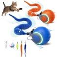 thumbnail image 1 of Juguete Interactivo para Gatos CONAMEI 2 Pelotas con Carga USB Azul y Rojo, 1 of 7