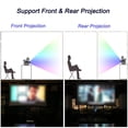 thumbnail image 6 of Projector Screen 120inch Portable Projection Screen 16:9 4K HD Rear Front Projections Movies Screen 4K Movie Projector Screen for Indoor Outdoor Home Theater Backyard Cinema Travel, 6 of 8
