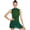 Dark Green, variant on Lyrical Dance Dress for Women Ruched Dance Dress for Stage Performance Themed Party Competition Fluorescent Yellow S