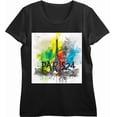 thumbnail image 4 of Eiffel Tower Women's Crew Neck Short Sleeve Crop Tee, 4 of 6