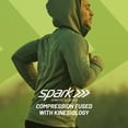 thumbnail image 7 of Brownmed 40412, Spark Kinetic Knee Knee Sleeve, Black, Large, 1/Each (1128941_EA), 7 of 7