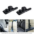 thumbnail image 3 of CTIRCHIU 2Pcs Universal Car Back Seat Hooks Black Quick Install Headrest Storage Organizers, 3 of 6