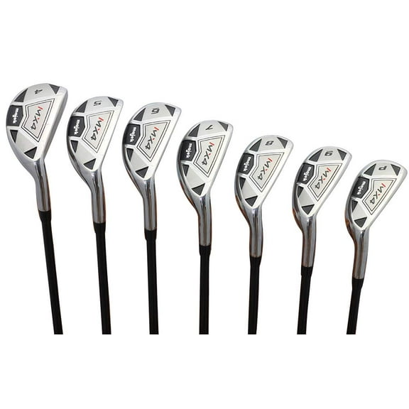 Men’s Majek MX4 Hybrid Iron Set, which Includes: #4, 5, 6, 7, 8, 9, PW Regular Flex Graphite Right Handed New Utility Clubs