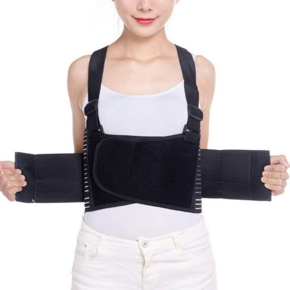 WYJ 1PC Rib Chest Support Brace Sternum Injuries Adjustable Support Belt Protection Strap Rib Belt,Abdominal Binder wrap,Belly Support Band- Size XXL-0614