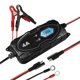 thumbnail image 1 of Cargador de batería para automóvil, cargador de batería completamente automático de 4 amperios 6 V/12 V con pantalla LCD, mantenedor de batería inteligente para automóvil, barco, motocicleta, ATV, 1 of 8