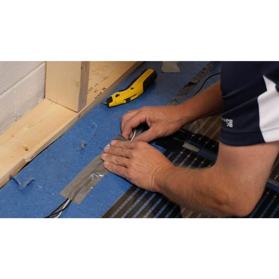 Quietwarmth 3 Ft X 10 0 016 In 120 Volt Radiant Heat Film For Floating Floors Covers 30 Sq