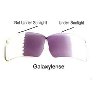 Galaxy Replacement Lenses for Oakley Flak 2.0 XL Photochromic Transition Change To Darker Grey Color 