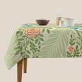 thumbnail image 4 of Watercolor Flowers Tablecloths Square Waterproof 55x55 inch,William Morris Vintage Floral Plant Print Kitchen Living Room Dining Room Decorative Tablecloth, 4 of 6