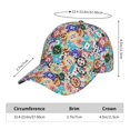 thumbnail image 2 of Kdxio Casquette de Baseball Imprimée Chips de Casino Colorés avec Sangle Réglable pour Hommes & Femmes Chapeau Papa Snapback, 2 of 6