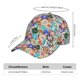 thumbnail image 2 of Fotbe Colored Casino Chips Gorro Clásico de Béisbol, Gorra Ajustable con Broche Snapback, Gorro de Exterior de Algodón Suave, 2 of 6