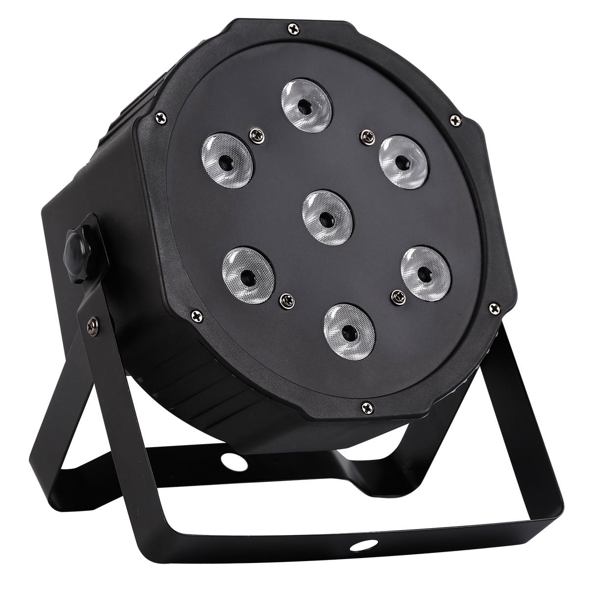 TCMT 4IN1 RGBW Stage Par Light 7x10W LED Washer DMX512 7CH Sound-Active Color Mixing PAR56 Washer