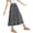 Black, variant on Taqqpue Girls Summer Skirts Elastic High Waist Maxi Skirt Floral Cotton Party Wedding Vacation Skirts Stylish A-Line Long Flowy Skirt for Girl 5-14 Years