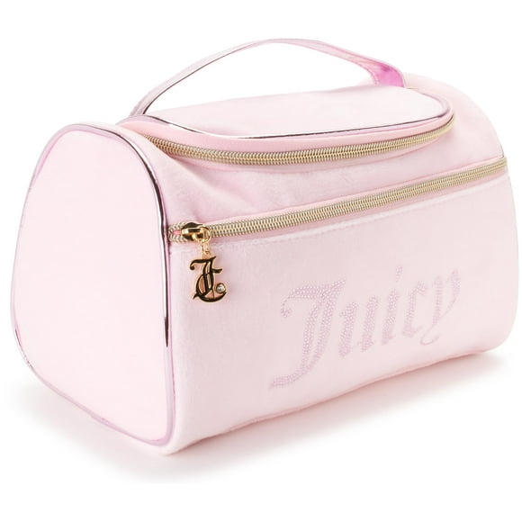 Juicy Couture Bolsa De Cosméticos Para Mujer - Bolsa De Viaje Pequeña Para Colgar Maquillaje Y Artículos De Tocador, Color Rosa