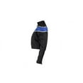 thumbnail image 4 of Dealer Leather LCD18-BLUE-M Womens Black Lightweight Textile Jacket with Blue Stripe - Medium, 4 of 5