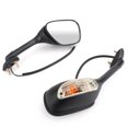 thumbnail image 5 of Rearview Side Mirrors w/Turn Signals For Suzuki GSXR600 GSX-R750 GSXR1000 02-15 Smoke, 5 of 7