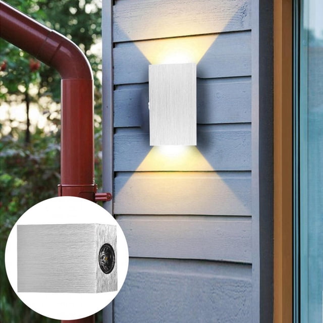 Aluminum Alloy Warm White Bulb Garden Corridor Lights AC85V-265V 6W Wall Mounted Lamp, LED Wall Light, For Ground/ Garden Indoor Outdoor ANGGREK Otros