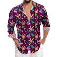 thumbnail image 2 of PMUYBHF T-Shirt Imprimé 3D Numérique pour Hommes, Manches Courtes, Col Rabattu 3277 TG, 2 of 5