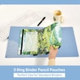 thumbnail image 5 of Forest People 2 Pack Pencil Pouches Zipper Pencil Case 3 Ring Pencil Pouch Cosmetic Bag, 5 of 6