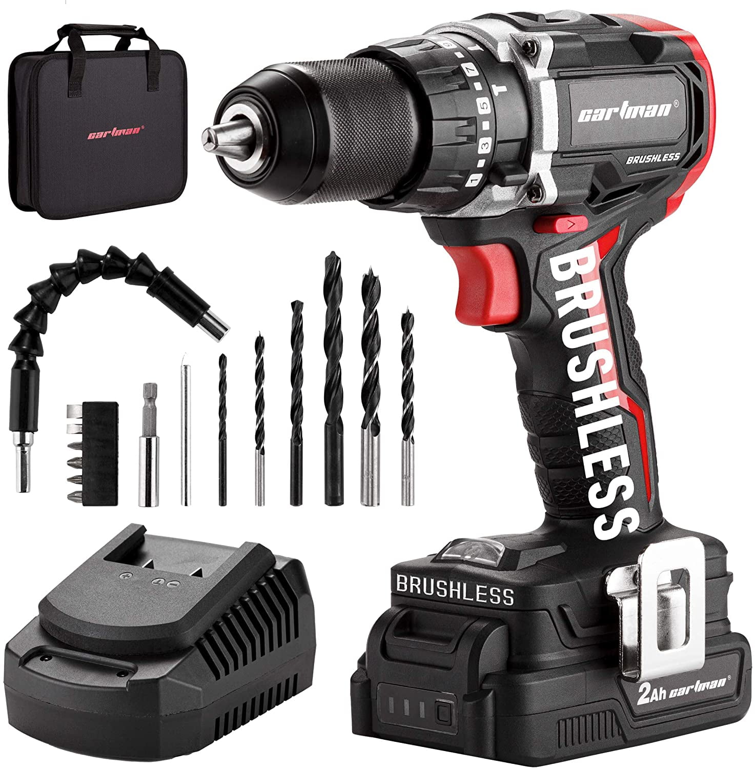 PARKSIDE Cordless Drill X20V PABSP 20 Li B2 KAT Performance (brushless