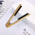 thumbnail image 3 of Hair Straightening Brush with Solid Wood Handle, AntiStatic VShaped Temperature Resistant Design, 3 of 4
