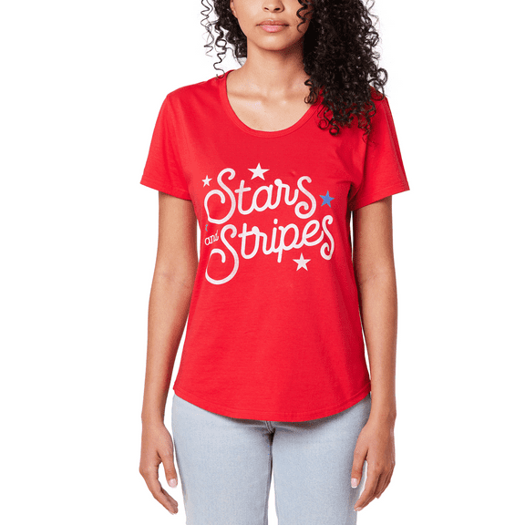 General Standard Ladies' Americana Tee. NWT (Red, S)