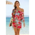 thumbnail image 2 of LASCANA Women's Ruched Drawstring Dress Ruching, 2 of 5