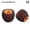 black&orange, variant on 12pcs 3.8mm Colorful Soft Rubber Headphone Silicone Ear Tips Ear pads cushion Earbuds In-ear Earphone BLACK&GREEN M
