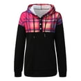 thumbnail image 3 of Fridja Sweat à Capuche pour Femmes Imprimé Manches Longues Blouse Décontractée Pull Tops, 3 of 4