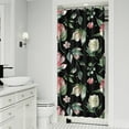 thumbnail image 2 of Waterproof Pioneer Shower Curtain 36x72 Inch Polyester Unique Colorful Floral Shower Curtain for Bathroom Hotel Home Decor with 7 Plastic Hooks, 2 of 5