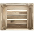thumbnail image 2 of eHemco Solid Wood Storage Crates, Unfinished, Set of 2, 2 of 6