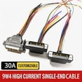 9W4 Gold Plated Copper Pin Connector Provides High Conductivity And ...