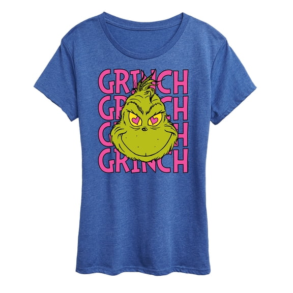 The Grinch - Grinch Stacked - Women's Short Sleeve Graphic T-Shirt