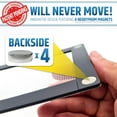 thumbnail image 4 of HMMAGNETS Magnetic Vent Screen Mesh Covers for Floor, Wall & Ceiling, White (5”x11”), 3-Pack, 4 of 10