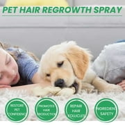 Dog Skin and Coat Health Supplements Liquid Spary Pet Hair Loss Treatments Helps Hair Loss Regrowth Works for Dogs Cats