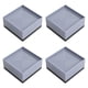 thumbnail image 2 of 4 elevadores de cama para muebles, almohadillas para pies de lavadora, fácil instalación Gris 78x78x4cm, 2 of 9