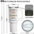 thumbnail image 3 of Coworker Gifts for Women-40oz Coworker Tumbler With Handle Coffee Cups With Lid and Straw Stainless Steel Travel Mugs Appreciation Gift for Coworker Work Bestie Retirement Gifts, 3 of 6