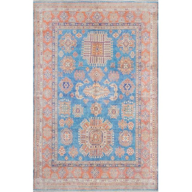 Momeni CHANDCHN-3BLU5686 5 ft. 6 in. x 8 ft. 6 in. Chand-3 Hand Knotted Rectangle Rug - Blue