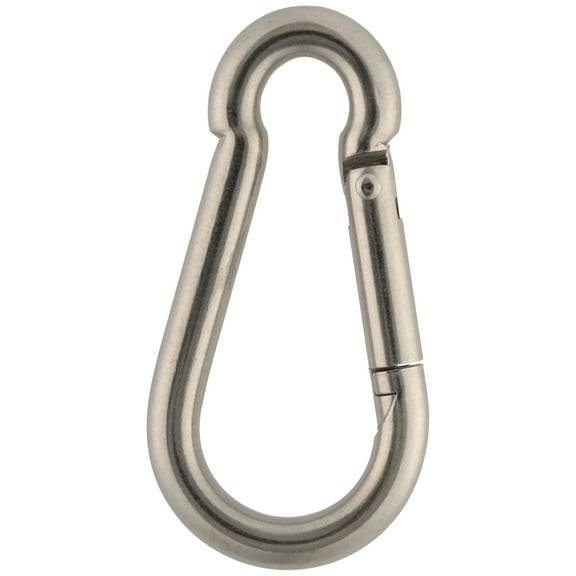 Shoreline Marine Safety Spring Hook, Stainless Steel 3-1/8"