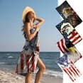thumbnail image 3 of BZPIZ Summer Savings Beach Blankets Beach Towel Soft & Absorbent Quick-Dry Towels for Bathroom, Spa, Beach or Gym Cabana Soft Swimming Towel for Independence Day Adults Women Men, 3 of 5