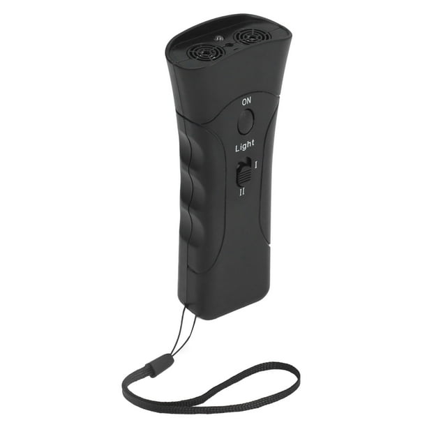 Perseguidor ultrasónico de perros LED, mango ergonómico ultrasónico, entrenamiento de perros, entrenador portátil para perros, hogar, exteriores