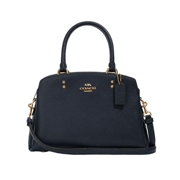 Coach Women's Mini Lillie Carryall (Crossgrain Leather Denim