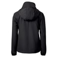thumbnail image 3 of Women's-Cutter & Buck  Black Columbus Crew Charter Eco Recycled Full-Zip Anorak Jacket, 3 of 3
